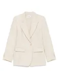 P.A.R.O.S.H. linen blazer - Neutrals