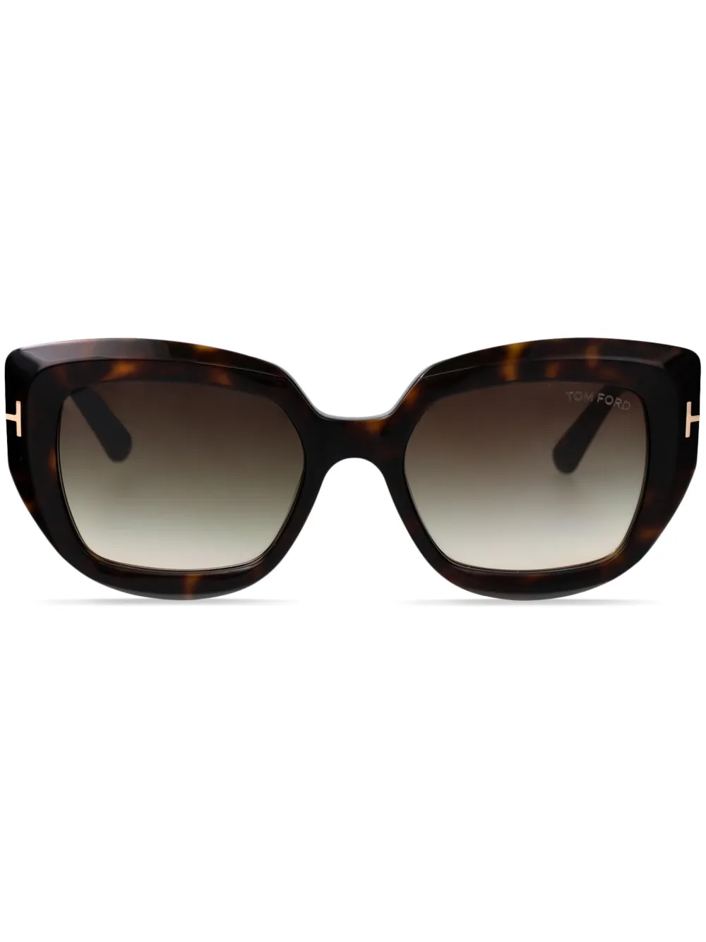 TOM FORD Eyewear スクエアフレーム サングラス - ブラウン TOM FORD Eyewear スクエアフレーム サングラス - ブラウン