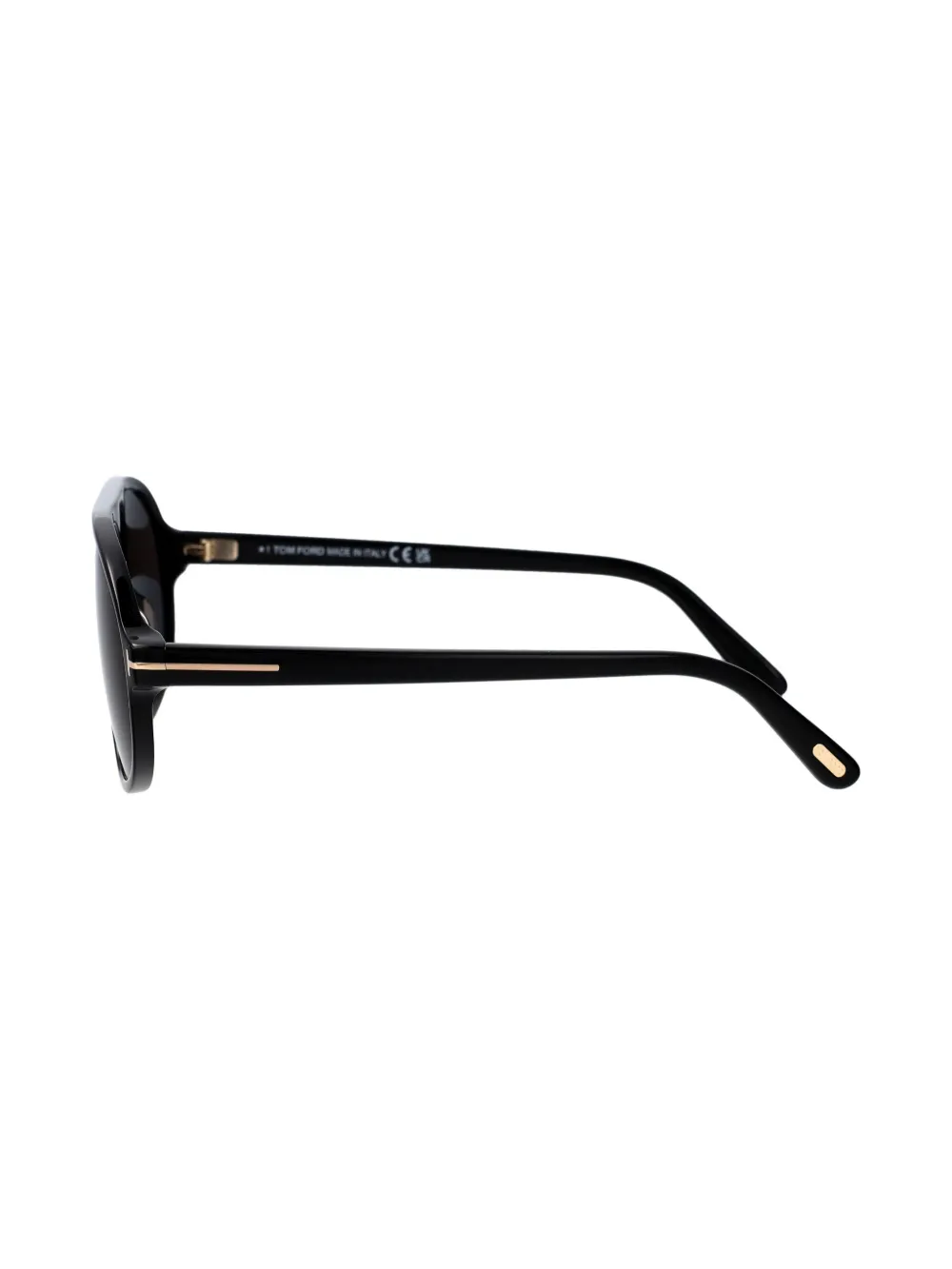 TOM FORD Eyewear Zonnebril met piloten montuur Zwart