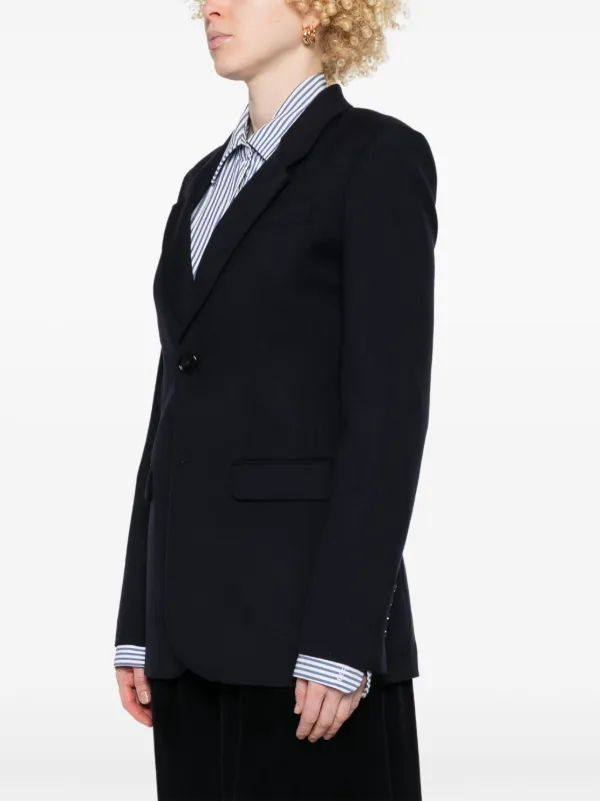 AMI Paris ウール ジャケット | ブルー | FARFETCH JP