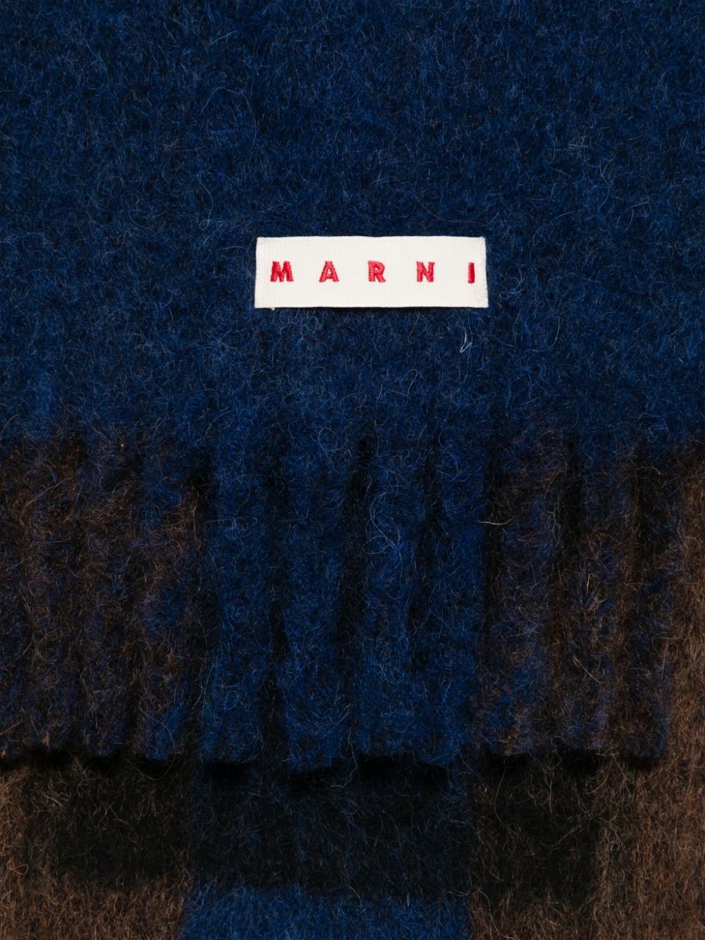 Affordable Marni logo striped scarf Women