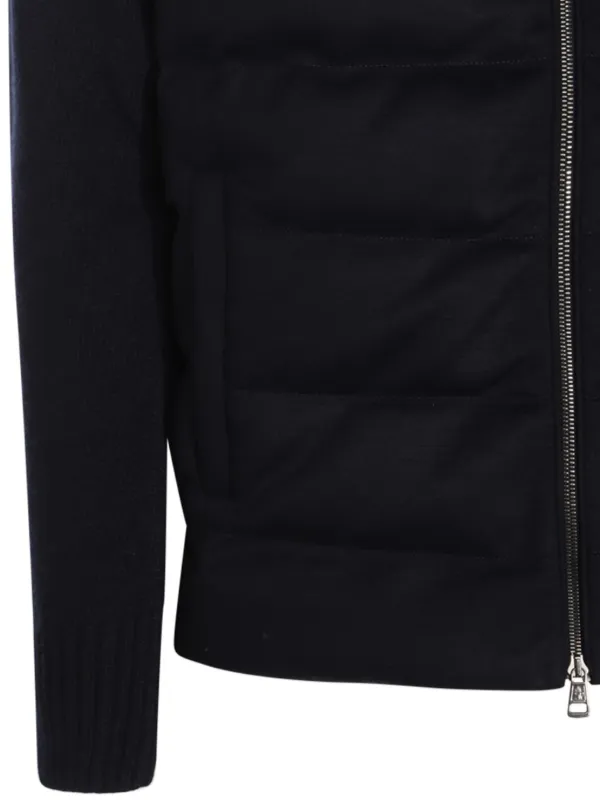 Moncler ジップアップ パデッドジャケット | ブルー | FARFETCH JP