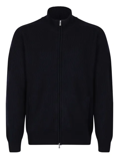 Gran Sasso ribbed zip-up cardigan