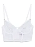 Maison Close balconette bra - White