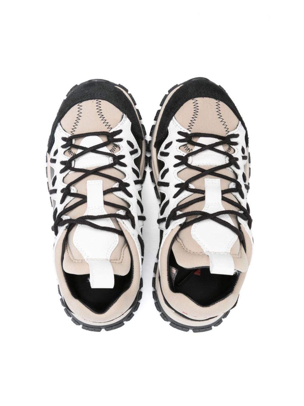 Marni Kids Sneakers met vlakken Beige