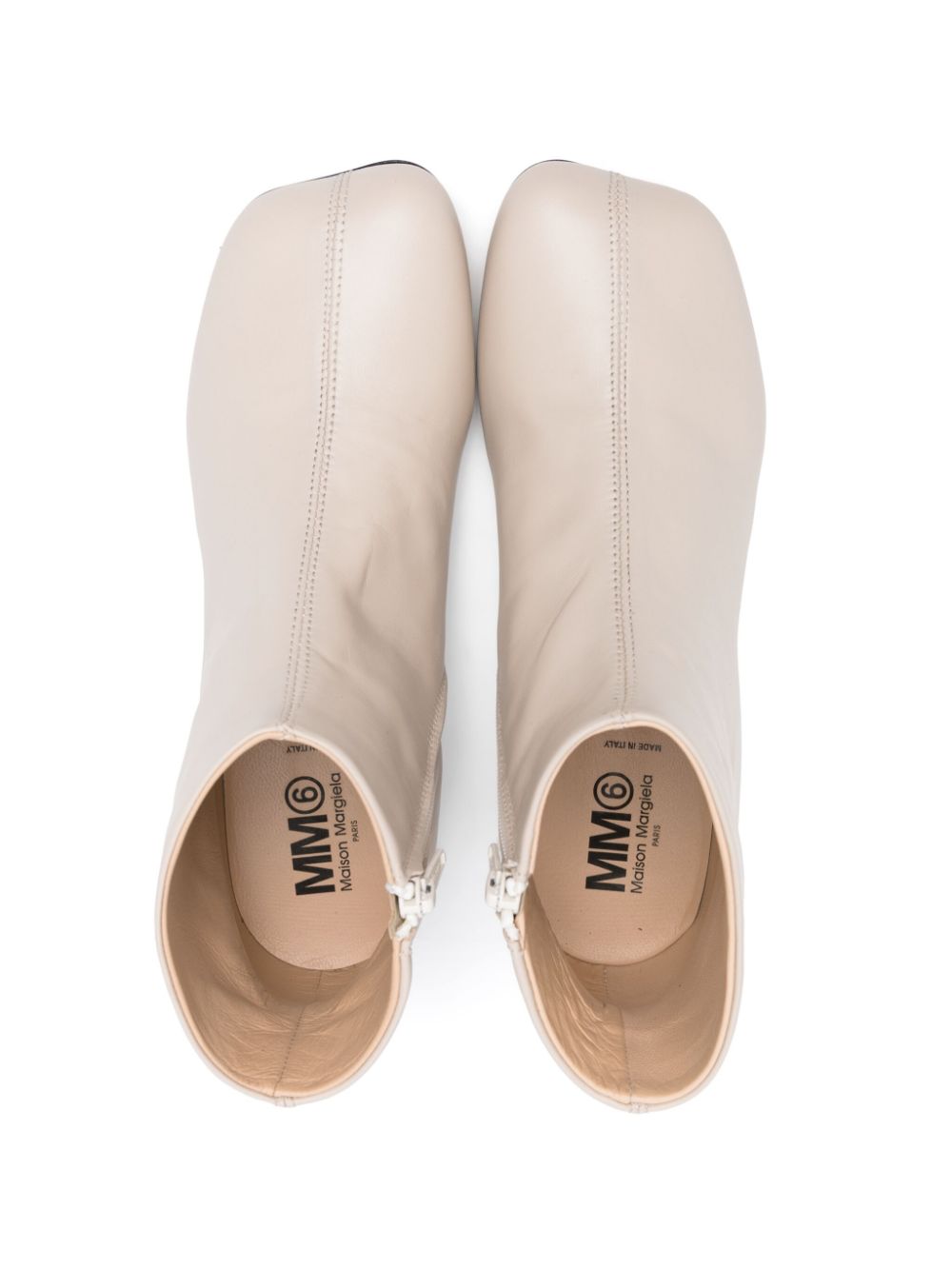 MM6 Maison Margiela Kids Anatomic enkellaarzen Beige