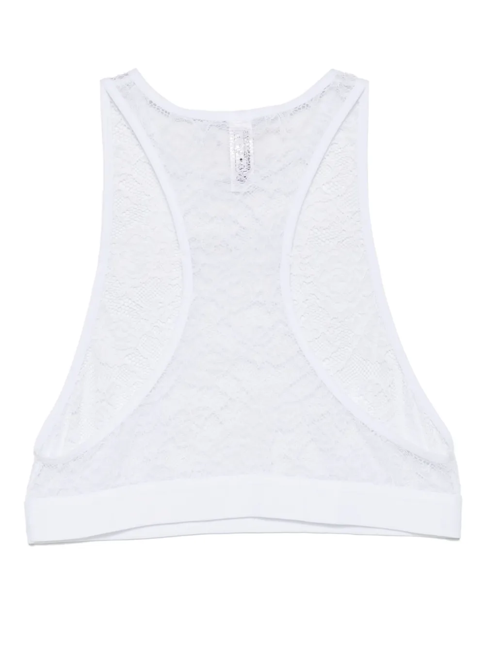 Maison Close Bralette van kant Wit