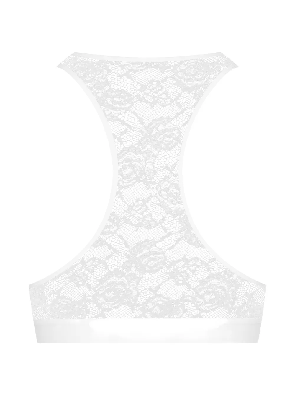  Maison Close Flashback Lace Bralette - White 