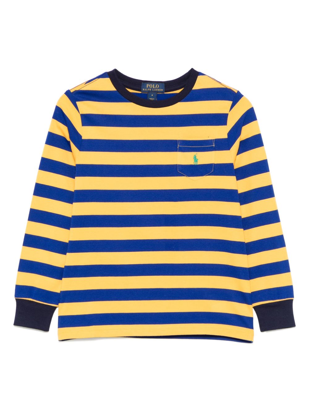 POLO RALPH LAUREN KIDS T-shirt met borduurwerk Geel