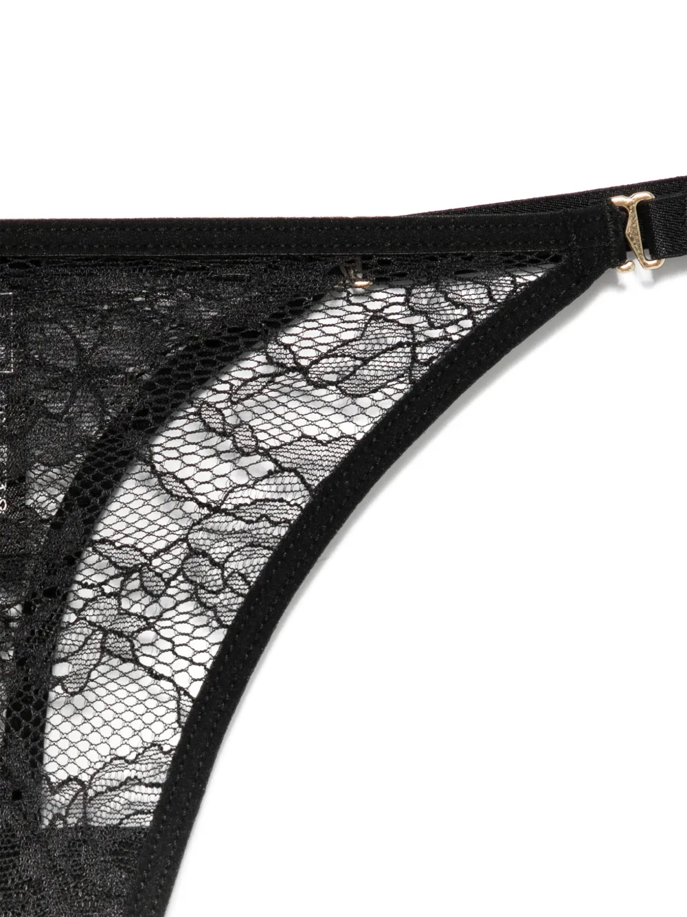 Shop Maison Close Flashback Mini Thong In Black