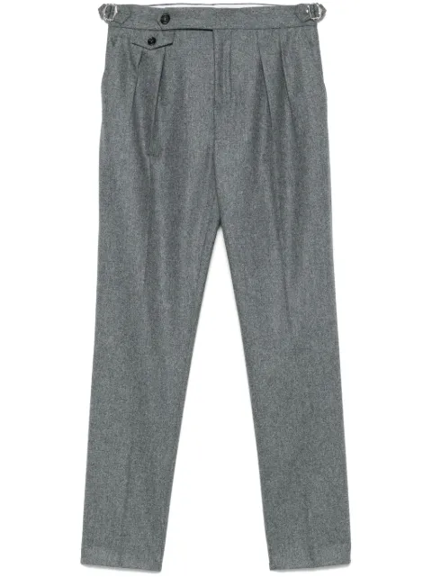 Brunello Cucinelli flannel double-pleat trousers