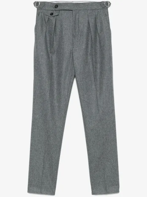 Brunello Cucinelli flannel double-pleat trousers