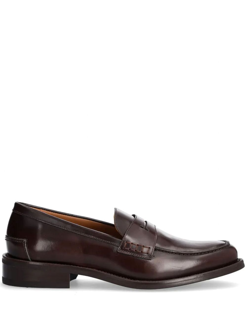 Hackett leather loafers Brown