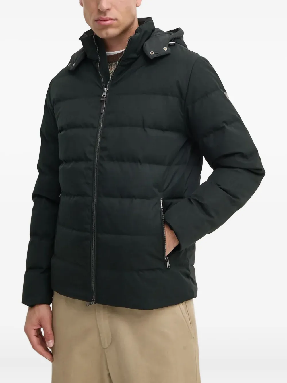 Hackett hooded zip jacket | Black | Image 1