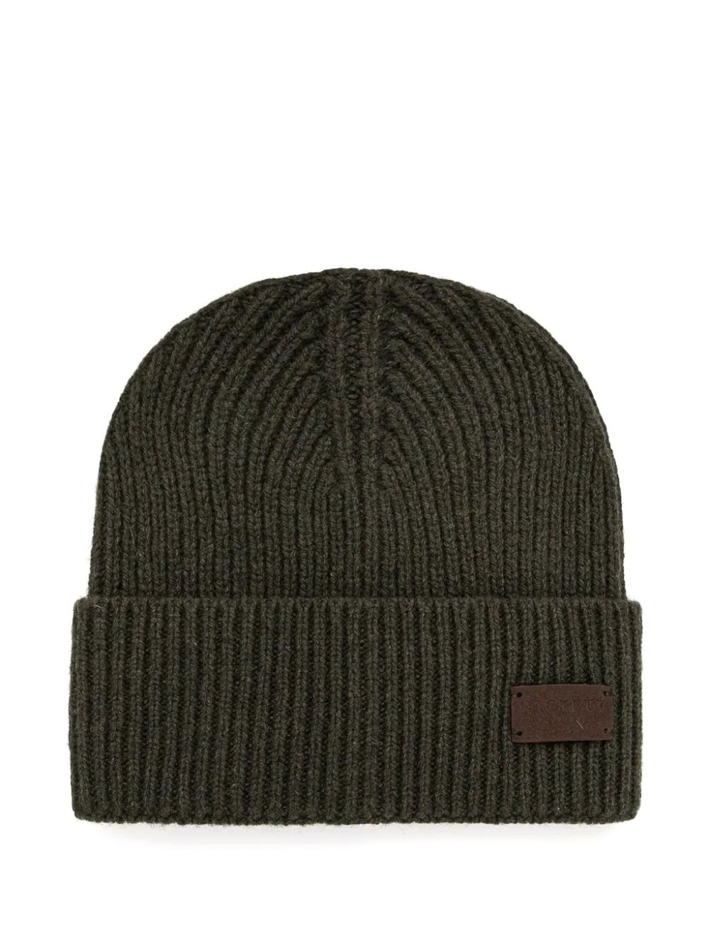 logo-patch beanie hat