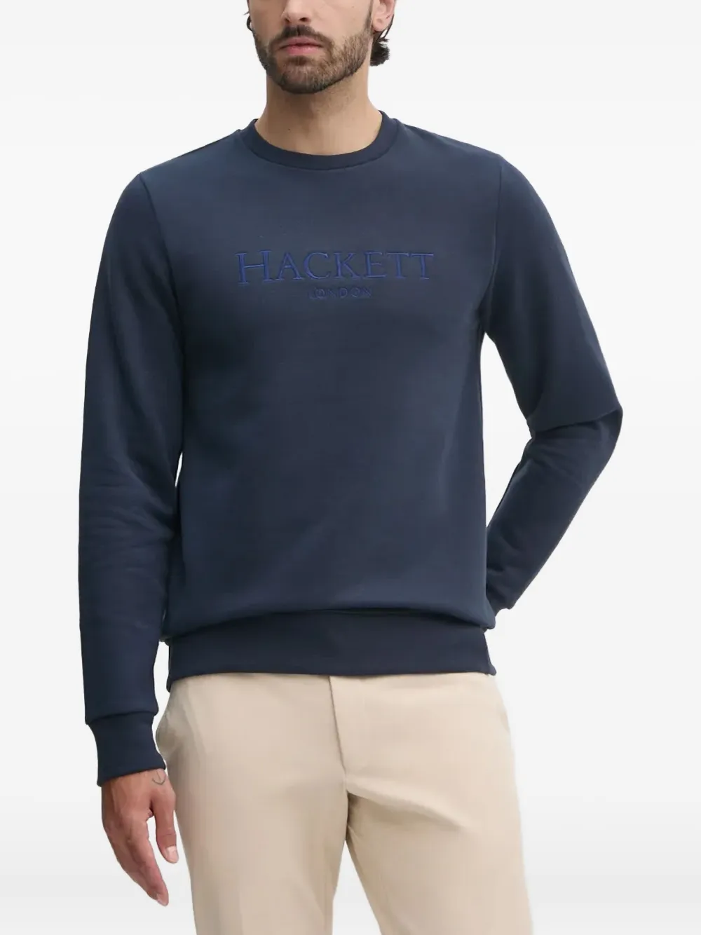 Hackett sudadera con logo bordado | azul | Image 1