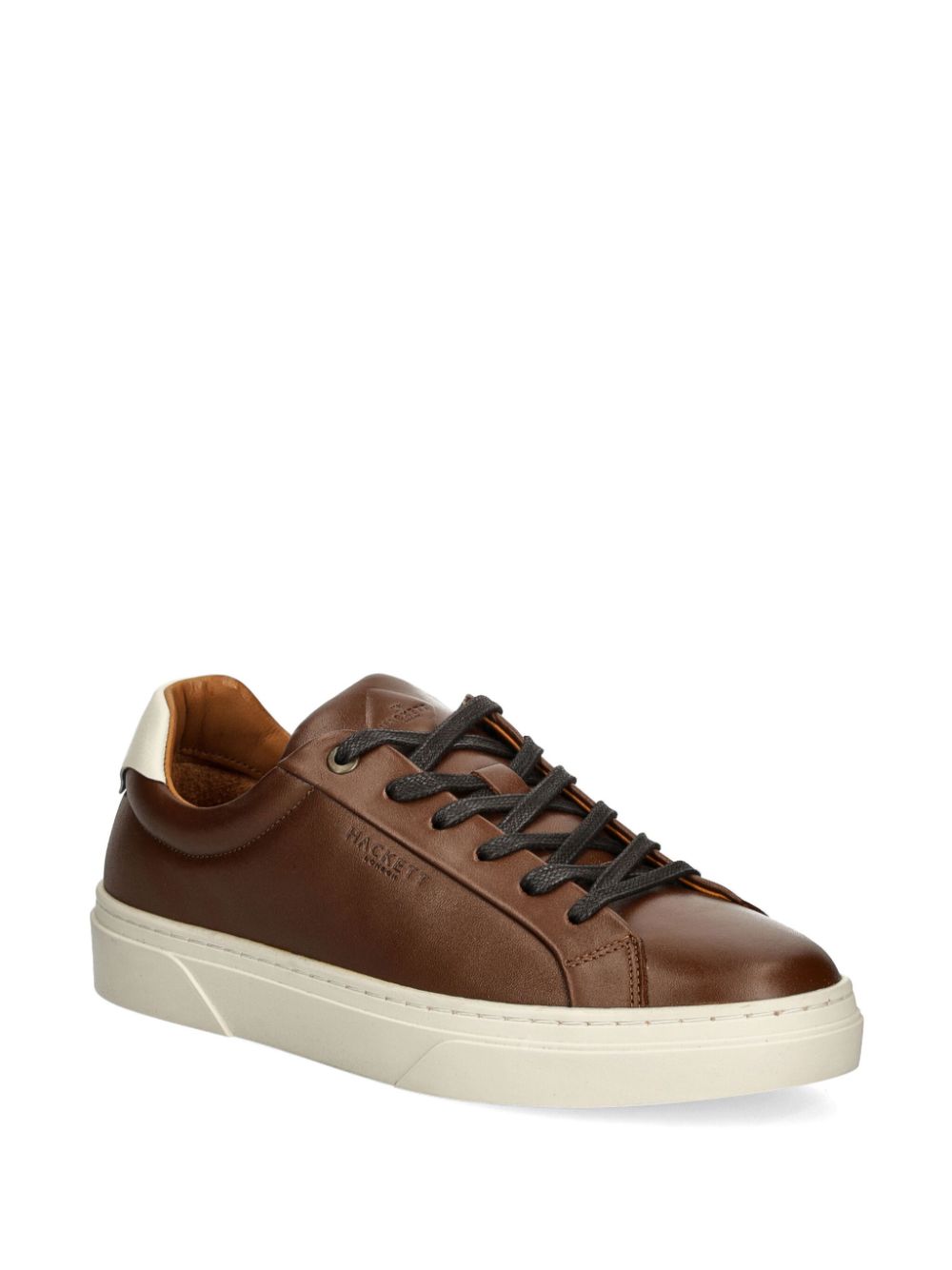 Hackett leather sneakers - Brown