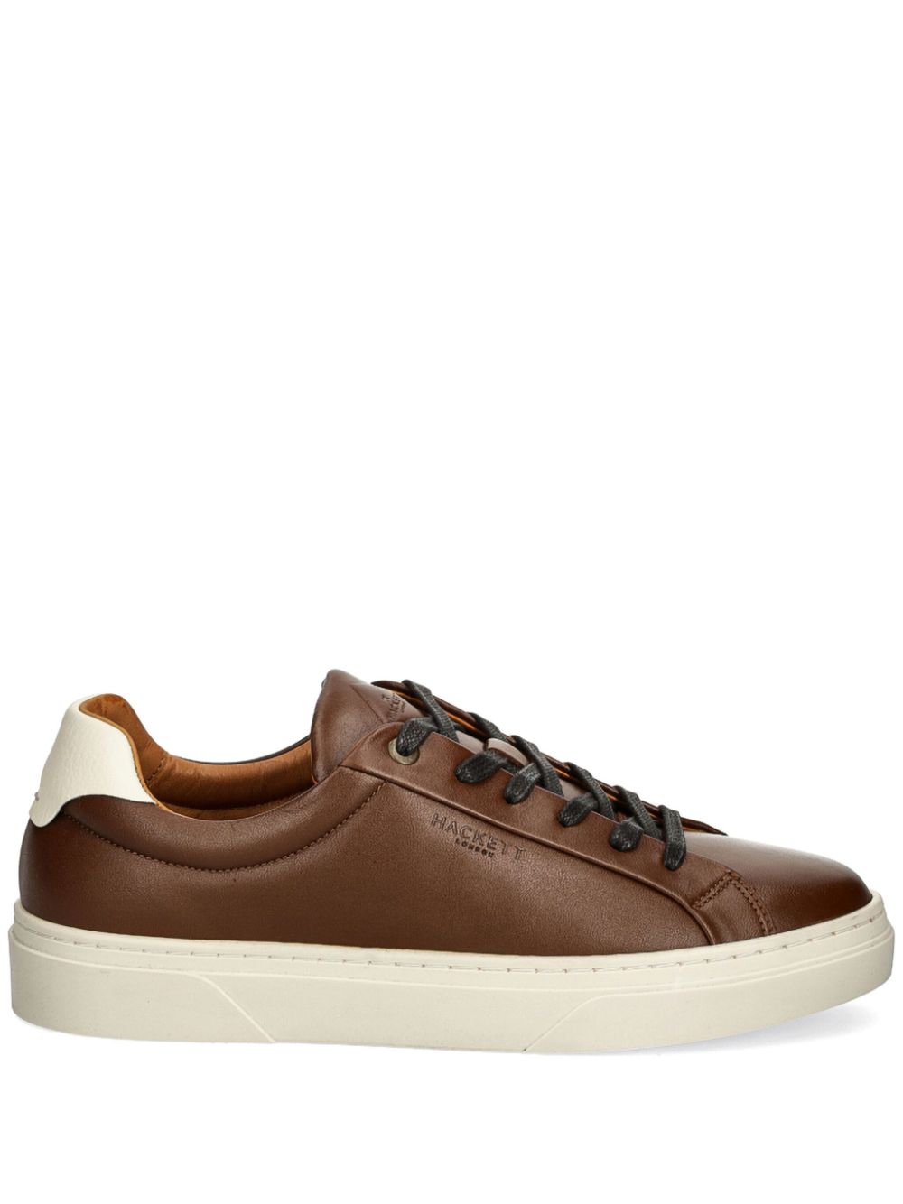 Hackett leather sneakers - Brown