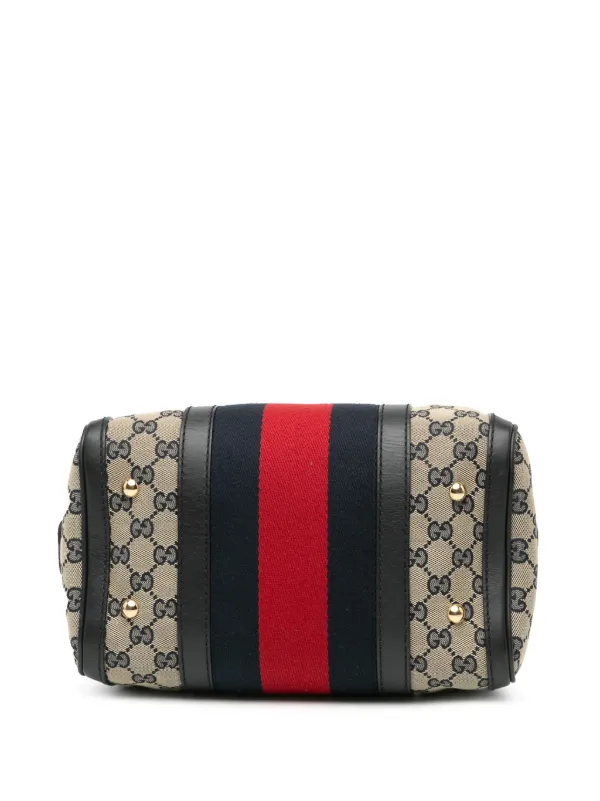 Gucci canvas boston bag sale
