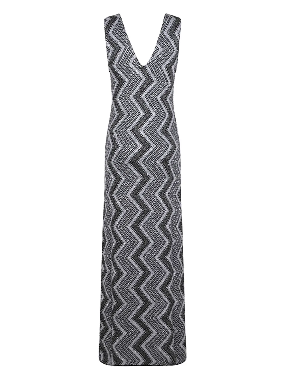 Missoni Jurk met V-hals - Grijs