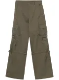 Ermanno Scervino strap-detail cargo pants - Green