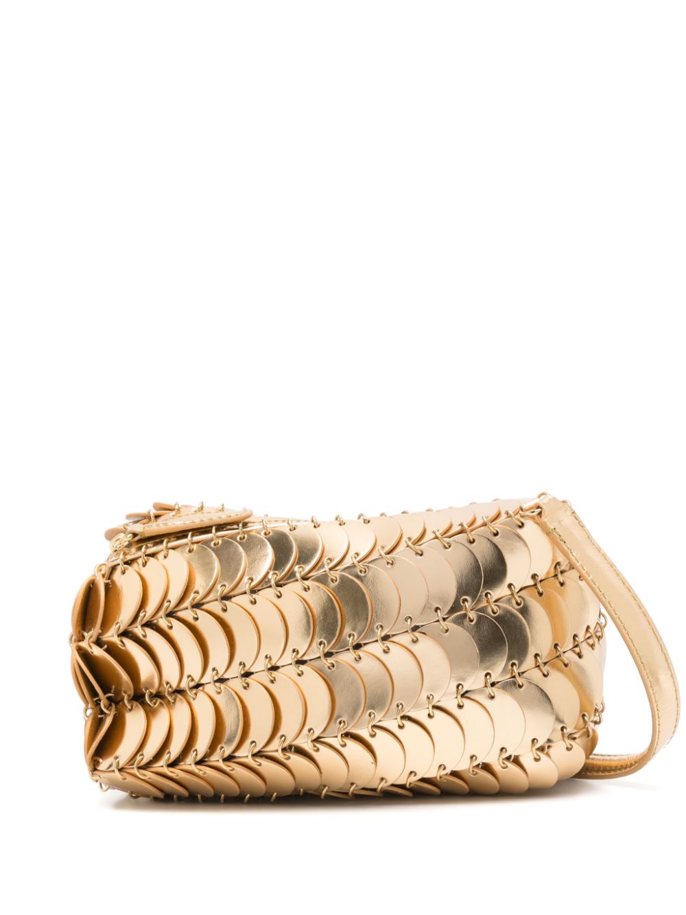 Rabanne panelled shoulder bag - Gold