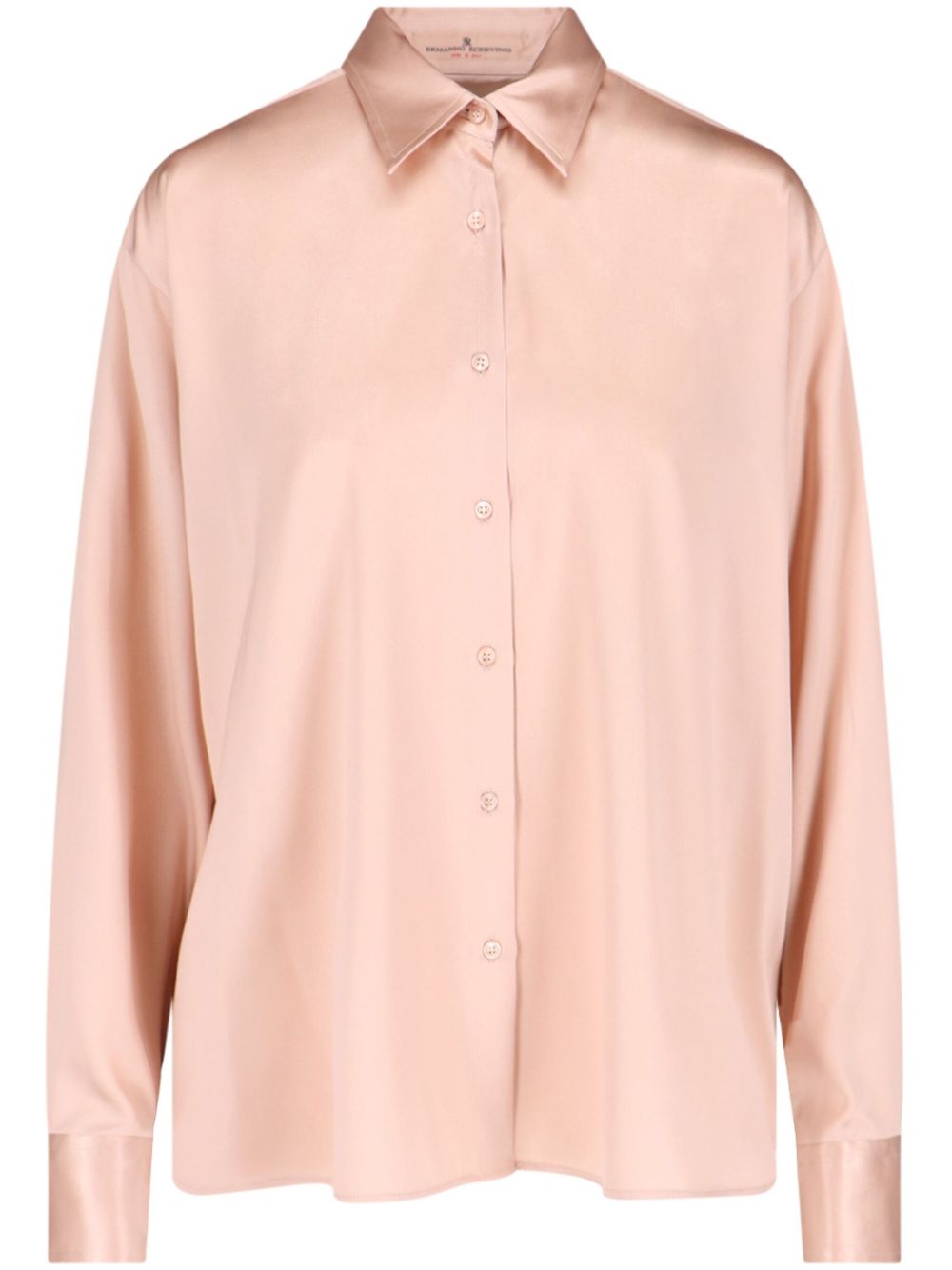 Ermanno Scervino Zijden blouse met stretch Roze