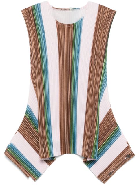 Homme Plissé Issey Miyake Rb_Stripes 1 tank top