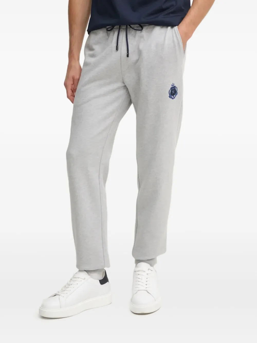 Hackett logo-embroidered trousers | Grey | Image 1