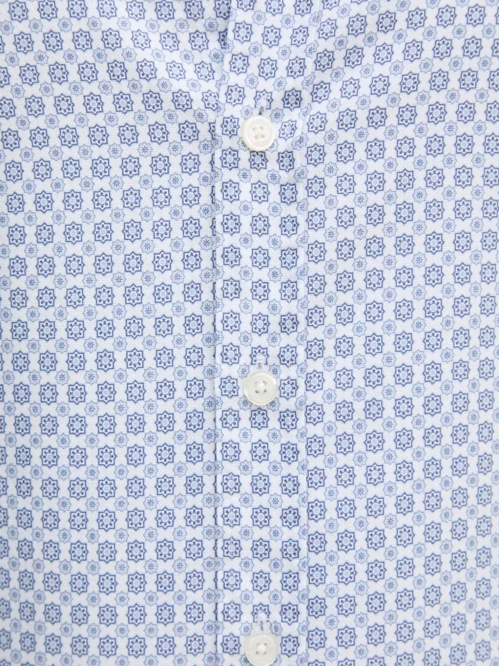 Hackett Overhemd met puntige kraag en patroon Wit