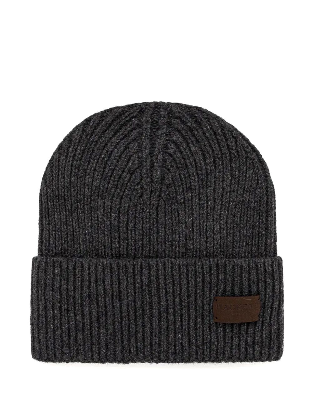 logo-patch beanie hat