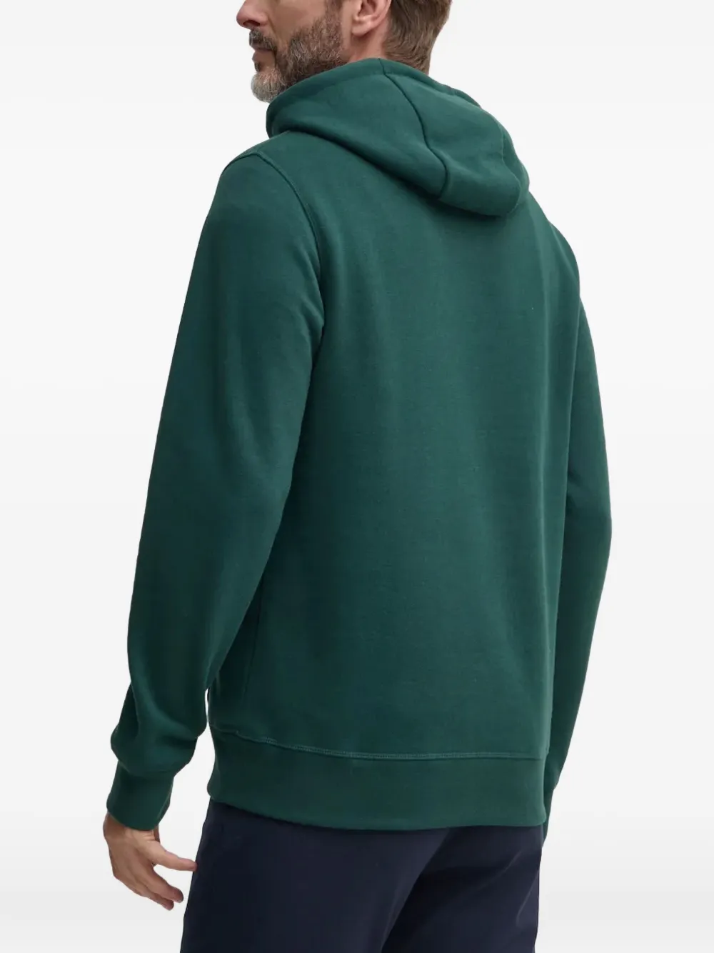 Hackett Hoodie met geborduurd logo Groen