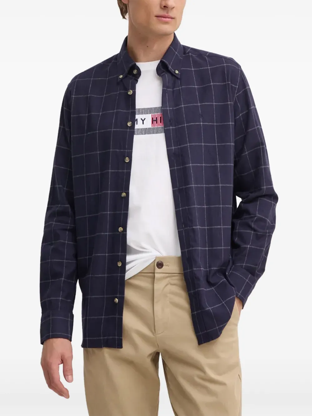 Hackett checked button shirt | Blue | Image 1
