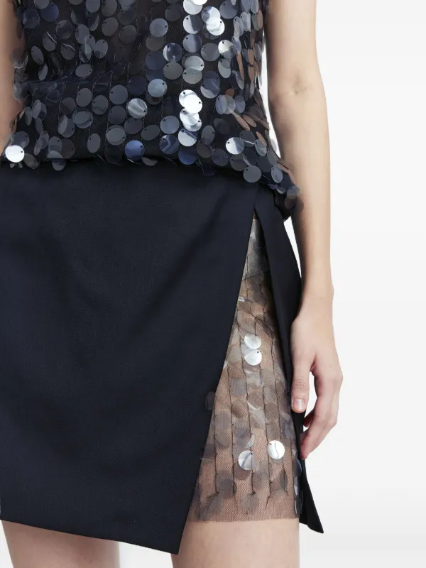 16Arlington Noelia Mini Skirt | Black | FARFETCH