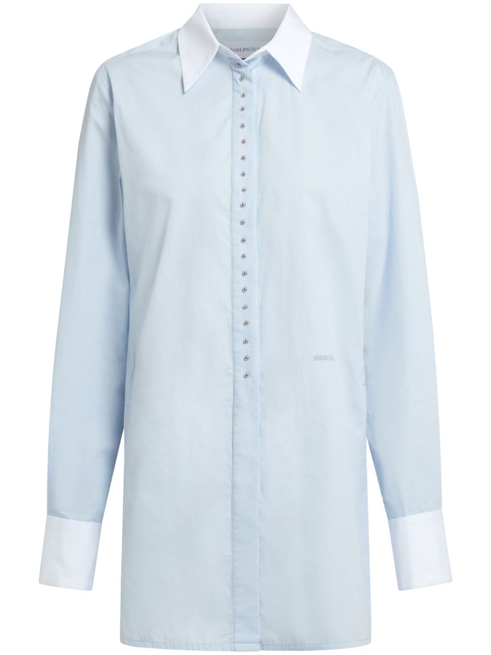 16Arlington Marley poplin shirt - Blue