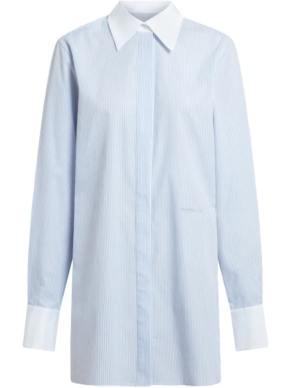 16Arlington Marley Poplin Shirt in Blue