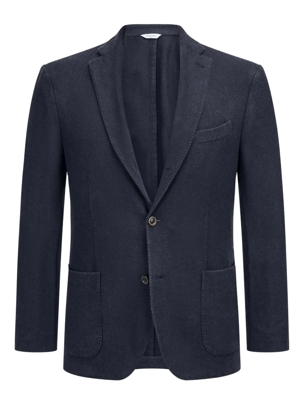 Boglioli two-button patch-pocket jacket | Blue | Image 1