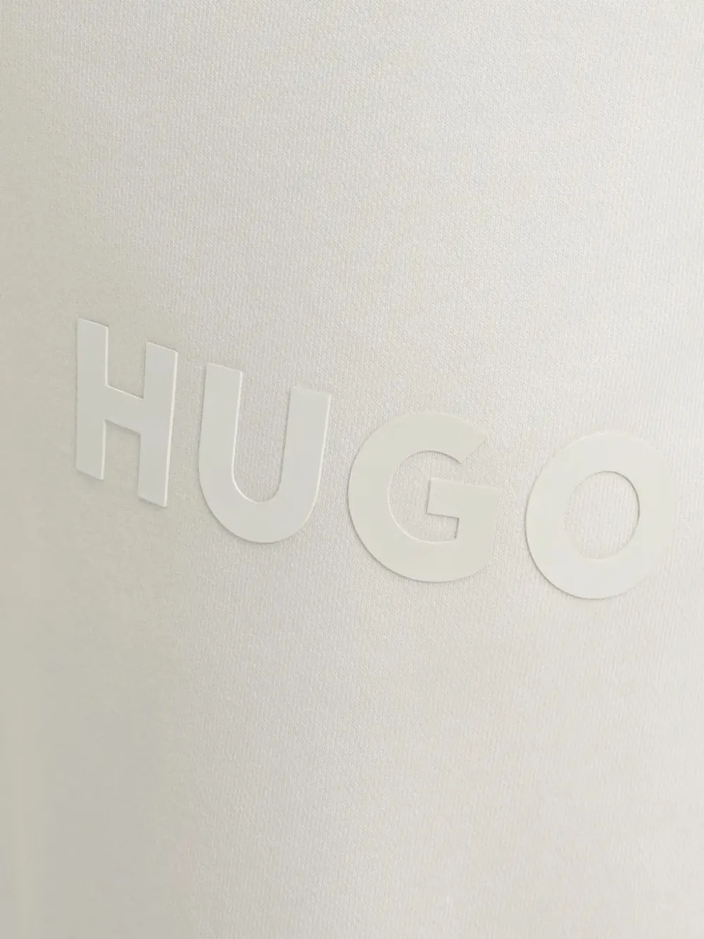 HUGO Broek met trekkoord en logo Wit