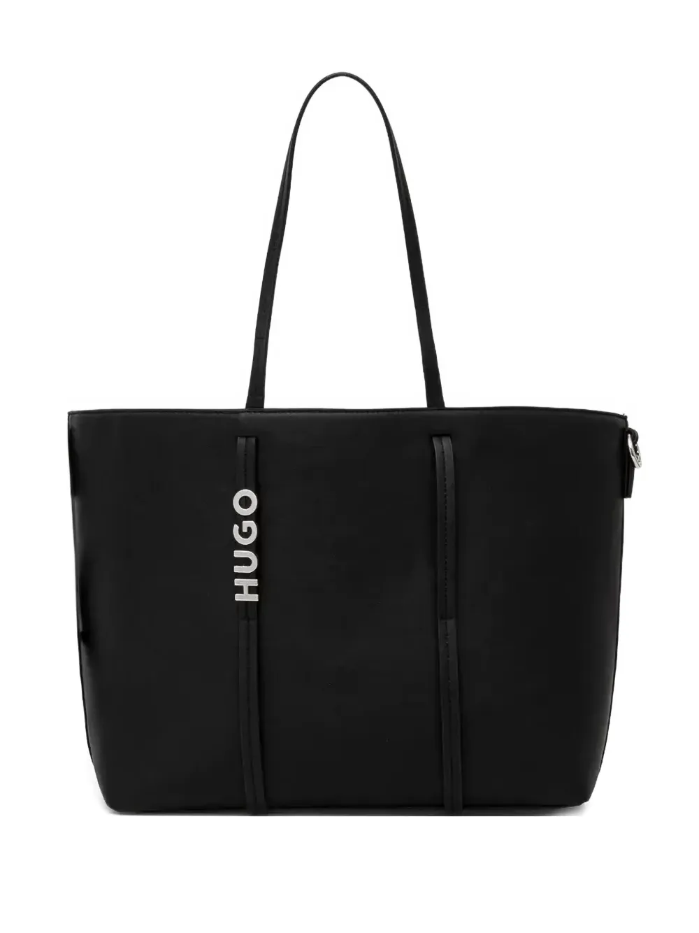 HUGO Mel logo-detail tote bag | Black | Image 1