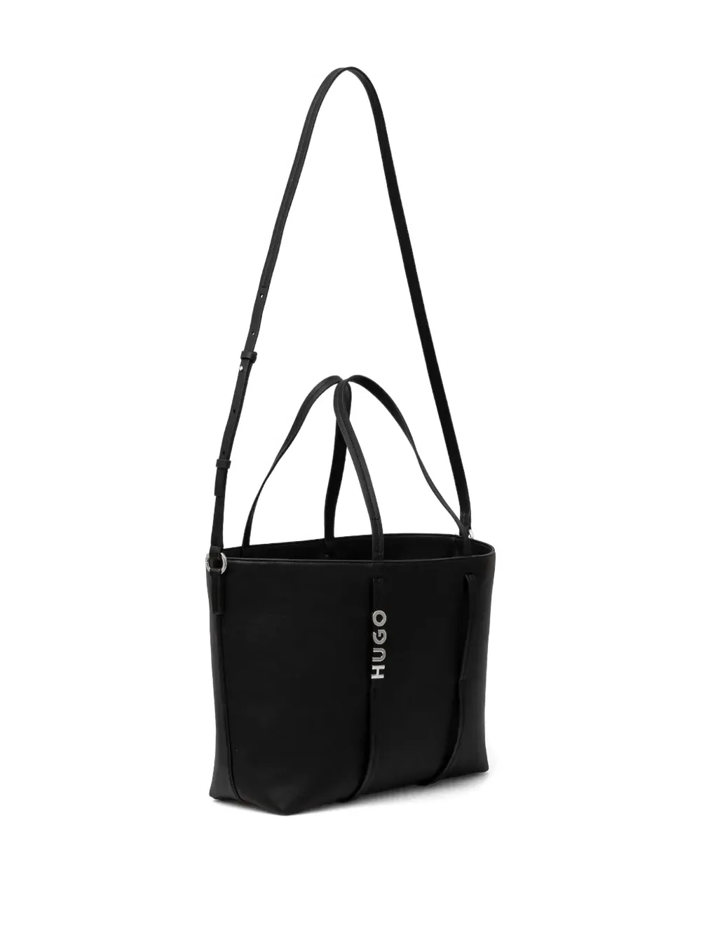 HUGO Mel logo-detail tote bag - Zwart