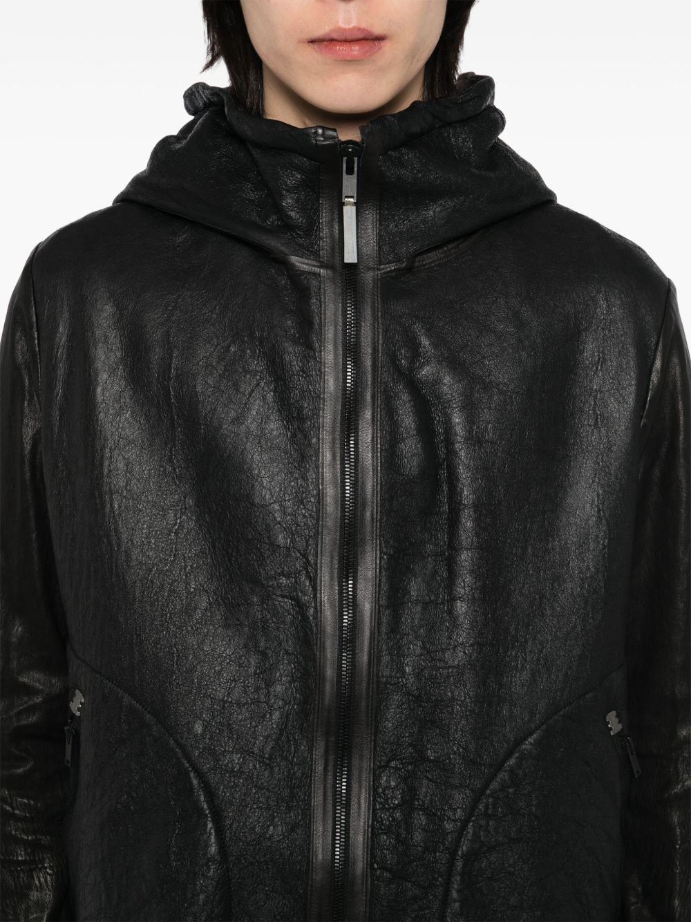 ISAAC SELLAM EXPERIENCE FLEMMARD LEATHER JACKET