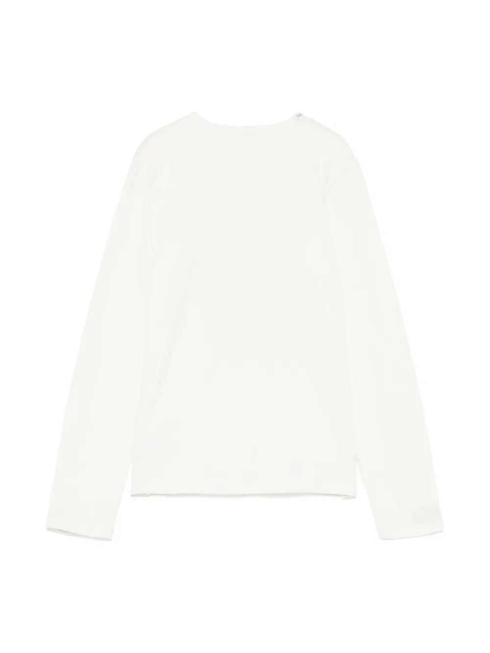 dolce&gabbanakids Dolce & Gabbana Kids Katoenen T-shirt met logoprint - Beige
