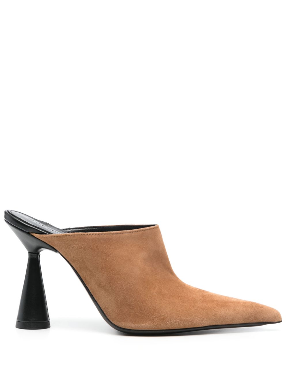 D'ACCORI 90mm Fever mules Brown