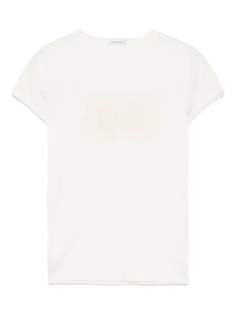 Dolce & Gabbana Kids logo patch short-sleeves T-shirt