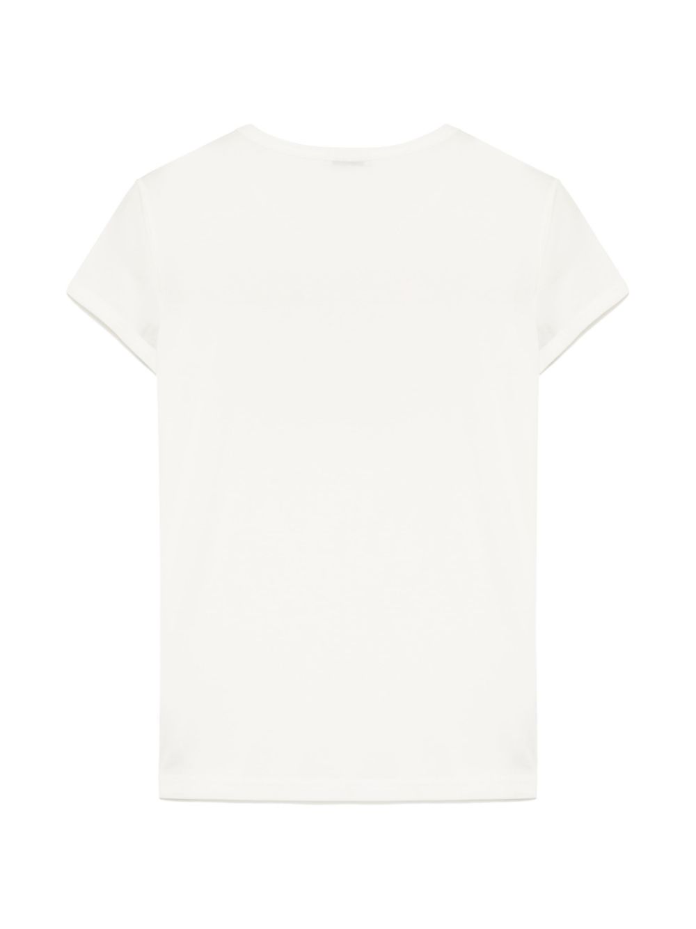 Dolce & Gabbana Kids T-shirt met logopatch en korte mouwen - Wit