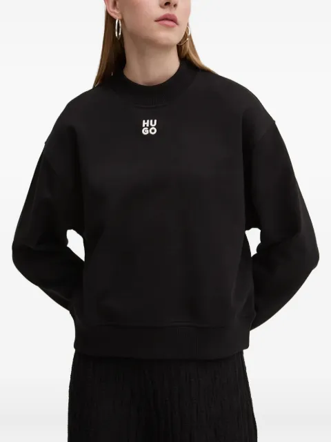 HUGO logo-embroidered sweater