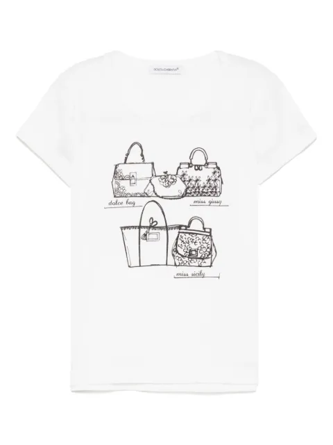 Dolce & Gabbana Kids graphic print short-sleeves T-shirt