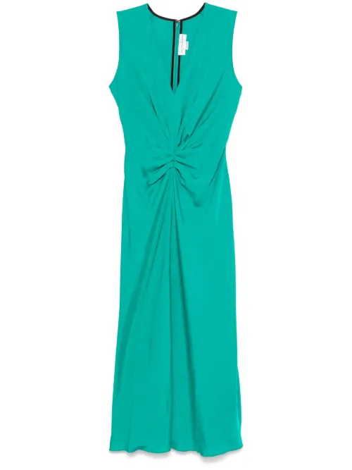 Robe sans manches à fronces - Victoria Beckham - Modalova