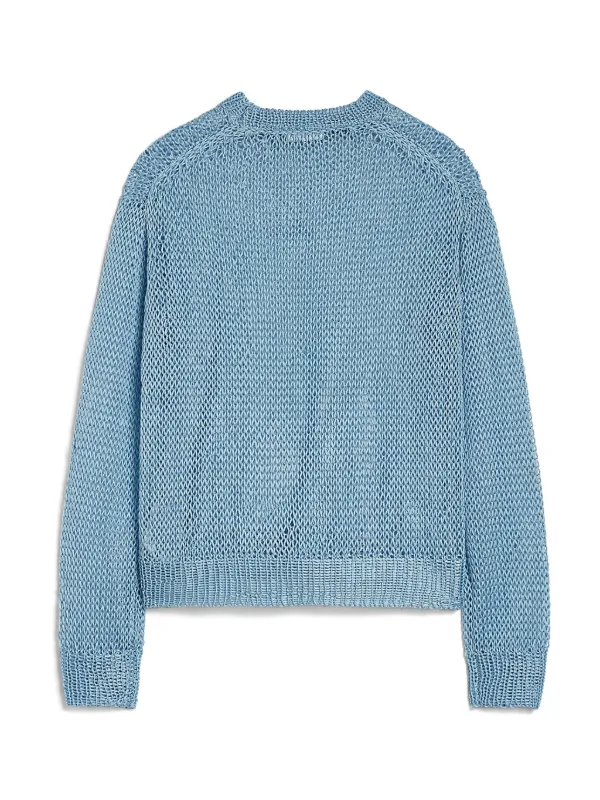 Jil Sander open-knit Sweater | Blue | FARFETCH