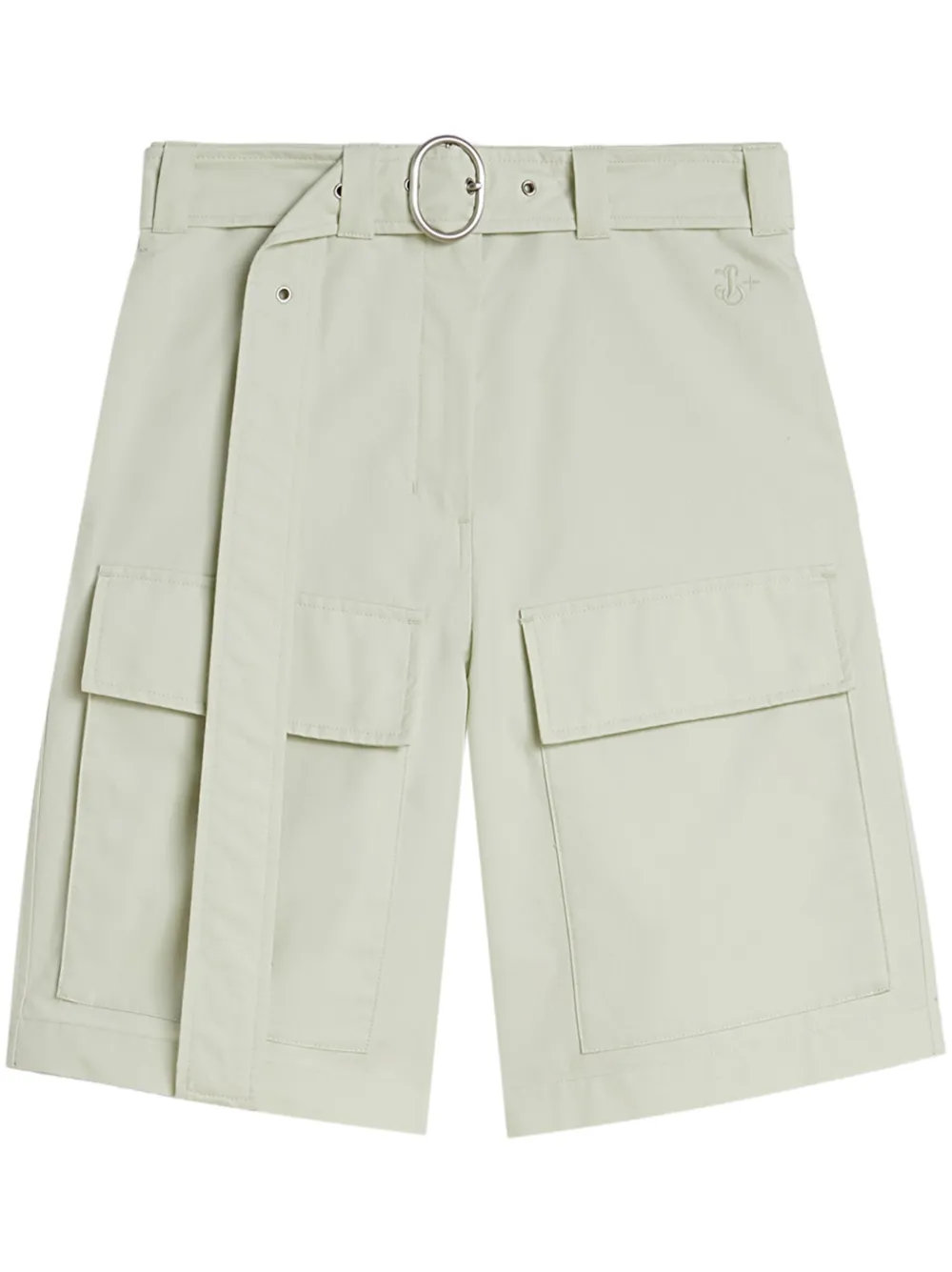 Jil Sander shorts con cinturón | verde | Image 1